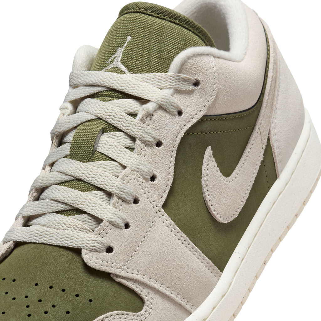 Jordan 1 Low  Varon SE  Medium Olive Sail