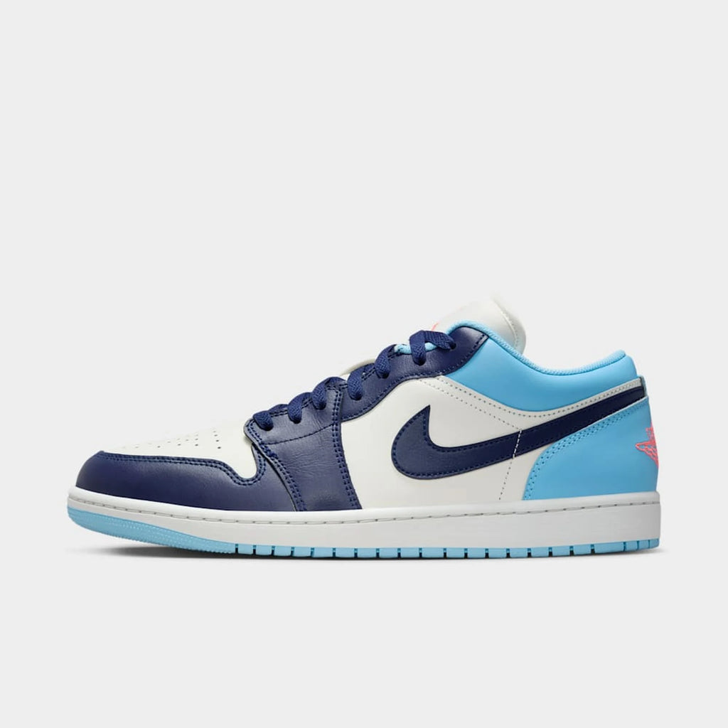 Jordan 1 Low  Varon Sail  Blue Chill