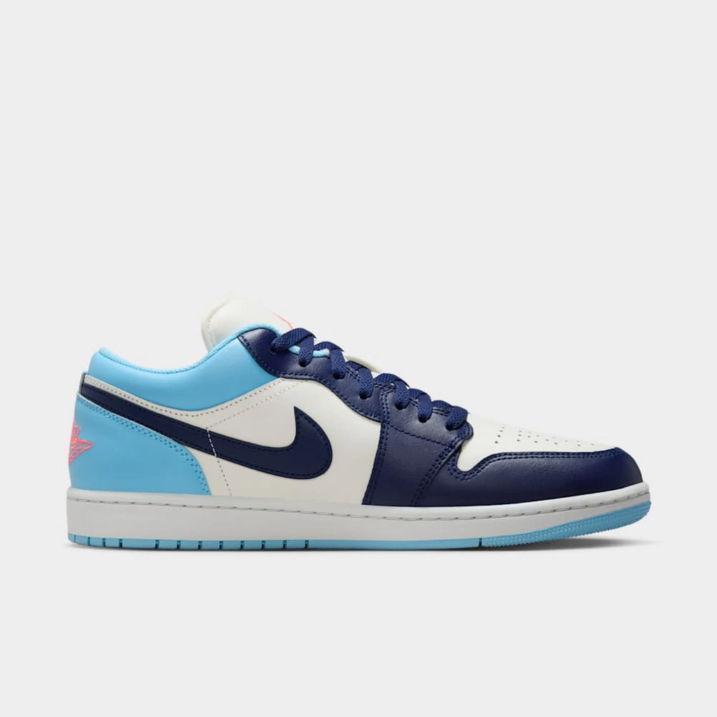 Jordan 1 Low  Varon Sail  Blue Chill