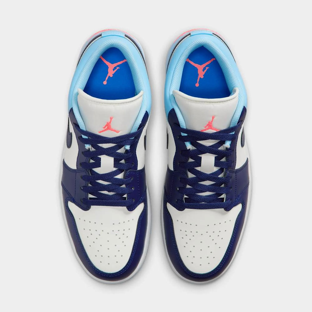 Jordan 1 Low  Varon Sail  Blue Chill
