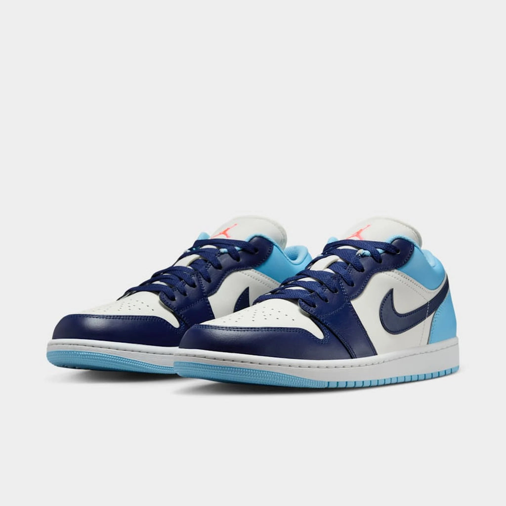Jordan 1 Low  Varon Sail  Blue Chill