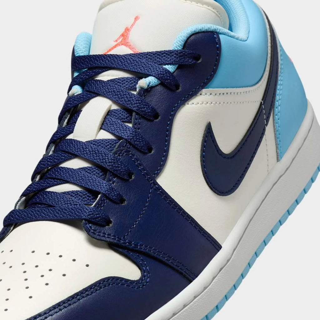Jordan 1 Low  Varon Sail  Blue Chill