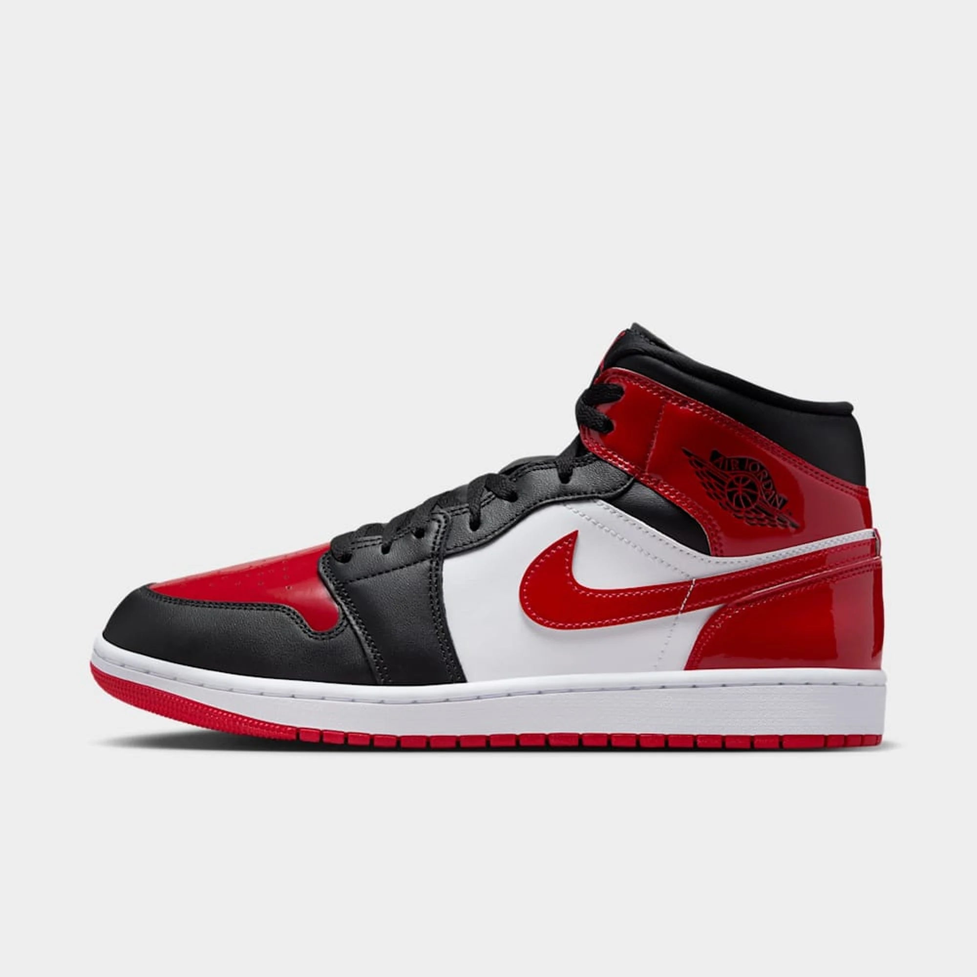 Jordan 1 Mid  Varon SE  Patent Bred Toe