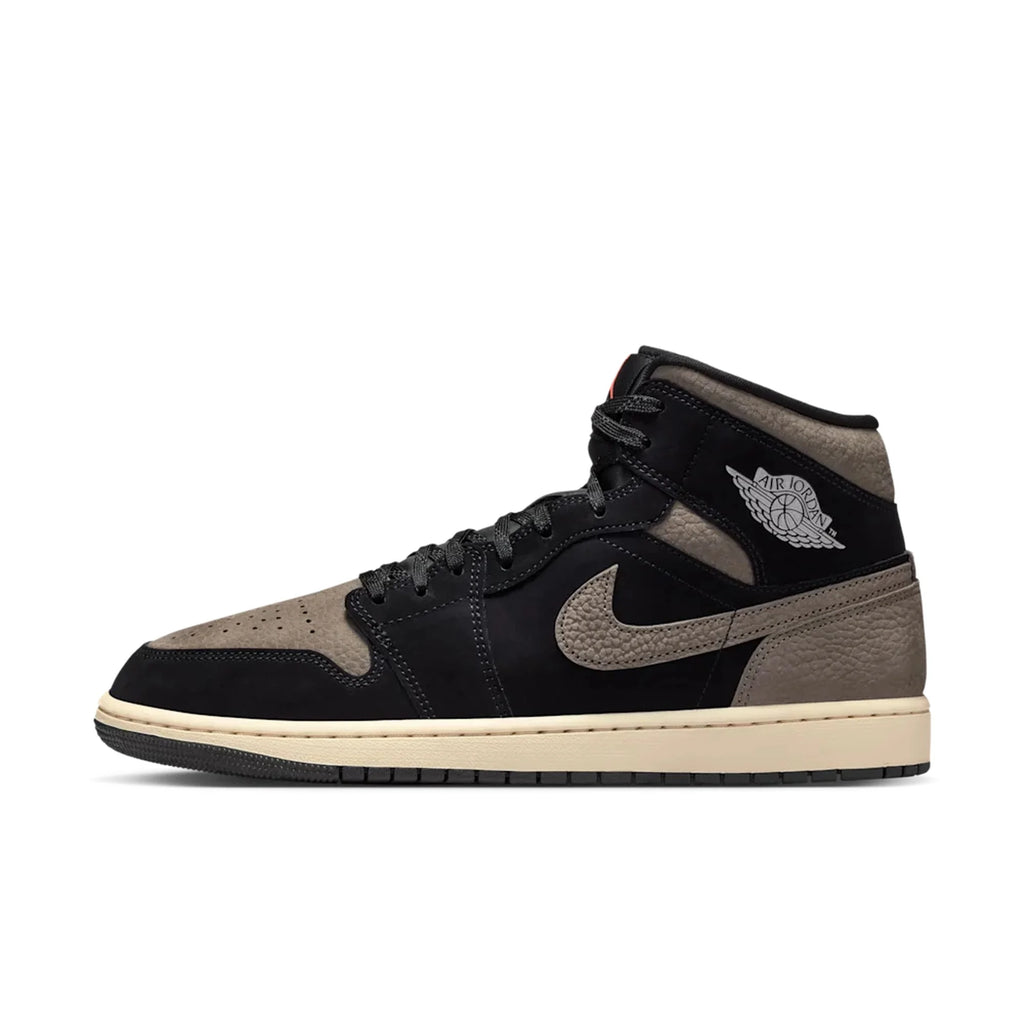 Jordan 1 Mid  Varon SE  Olive Grey
