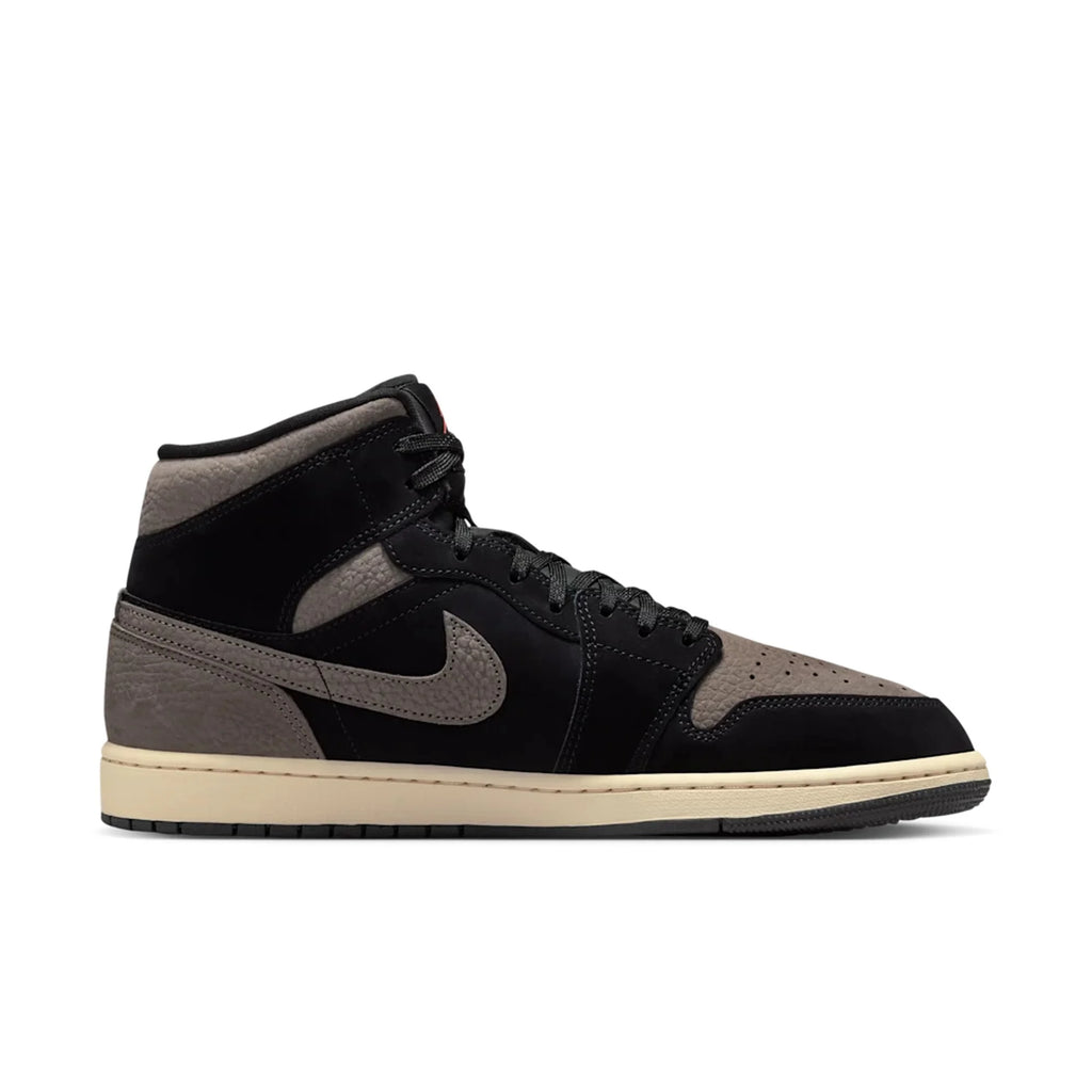 Jordan 1 Mid  Varon SE  Olive Grey