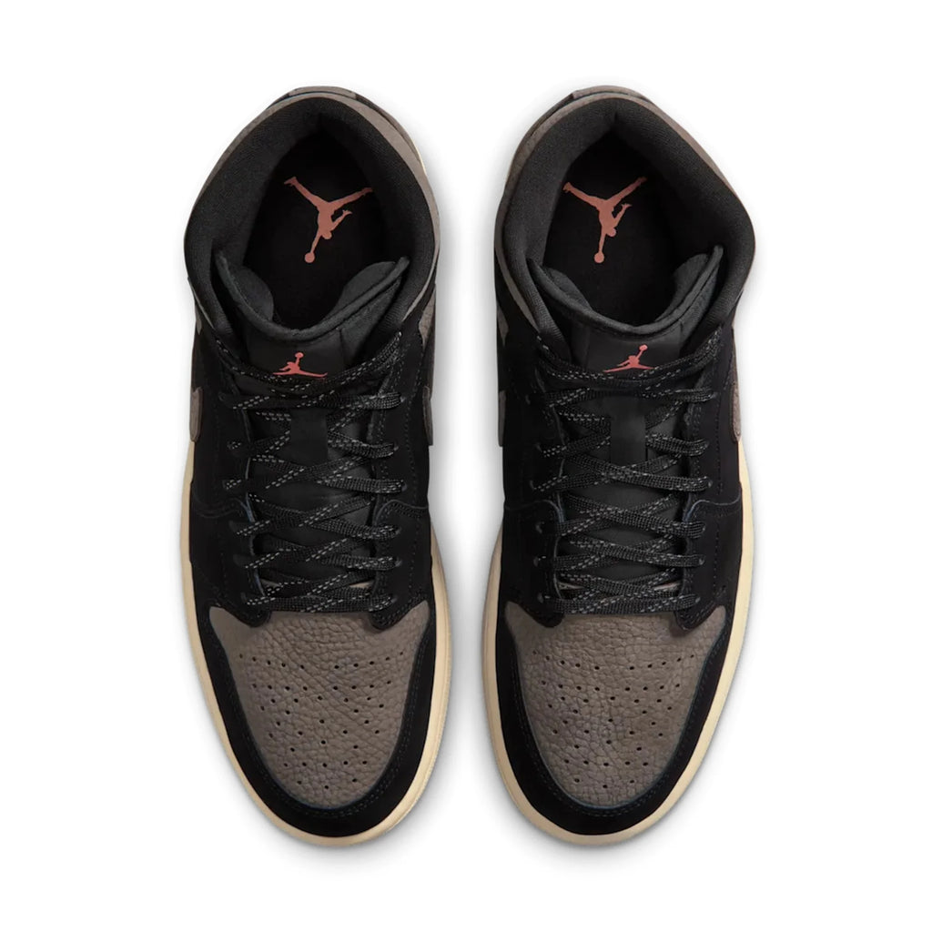 Jordan 1 Mid  Varon SE  Olive Grey