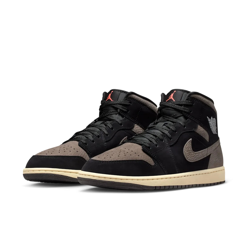 Jordan 1 Mid  Varon SE  Olive Grey