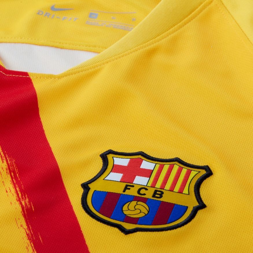 Nike FC Barcelona El Classico Stadium Mens Soccer Jersey