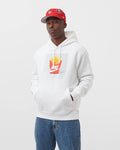 Nike Brushed-Back Hoodie White