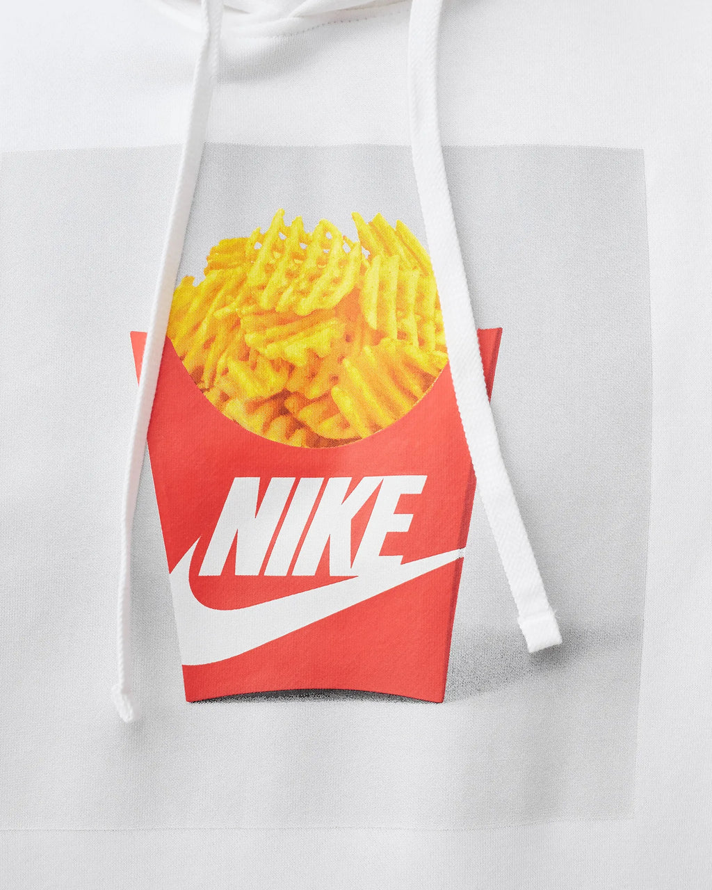 Nike Brushed-Back Hoodie White