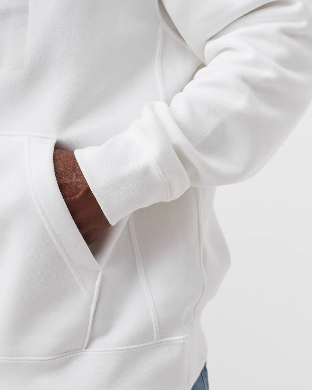 Nike Brushed-Back Hoodie White