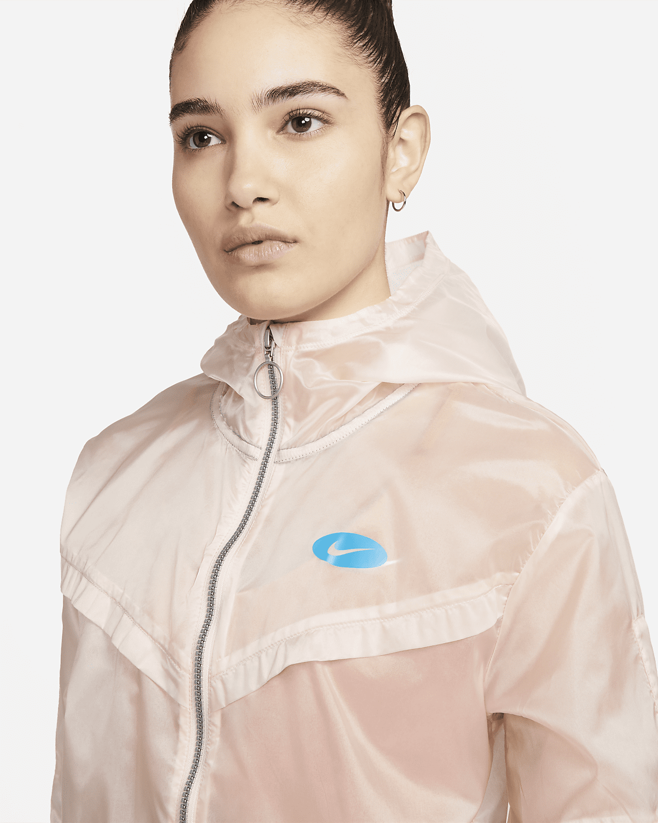 Nike Women's Icon Clash Hooded Woven Running