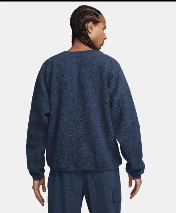 Nike Fleece Sweatshirt Sherpa Crewneck